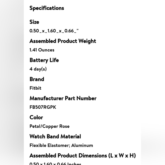 FitBit Versa 2 Health/Fitness Tracking Smartwatch Petal & Rose Gold - Picture 13 of 16